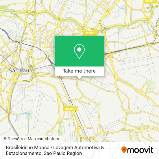 Brasileirinho Mooca - Lavagem Automotiva & Estacionamento map