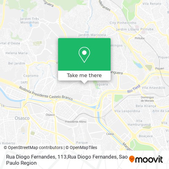 Rua Diogo Fernandes, 113,Rua Diogo Fernandes map