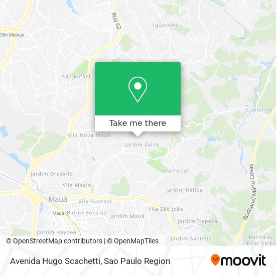 Mapa Avenida Hugo Scachetti