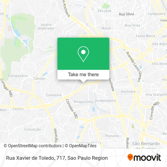 Rua Xavier de Toledo, 717 map