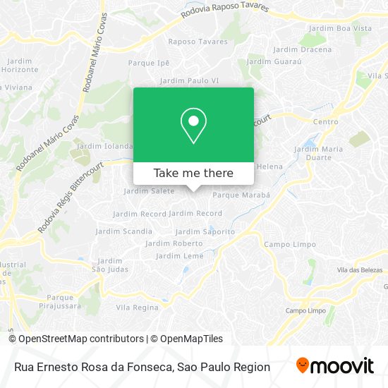 Rua Ernesto Rosa da Fonseca map