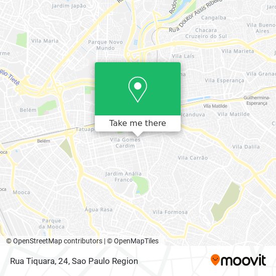Rua Tiquara, 24 map