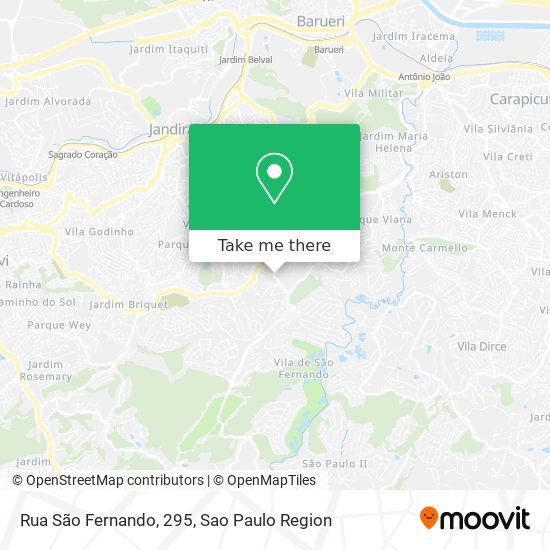 Rua São Fernando, 295 map