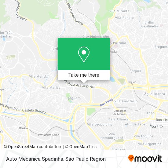 Auto Mecanica Spadinha map