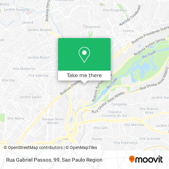 Rua Gabriel Passos, 99 map
