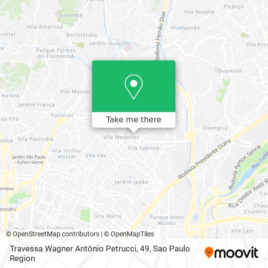 Travessa Wagner Antônio Petrucci, 49 map