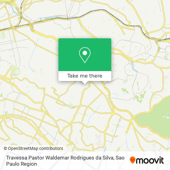 Travessa Pastor Waldemar Rodrigues da Silva map