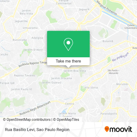 Rua Basílio Levi map