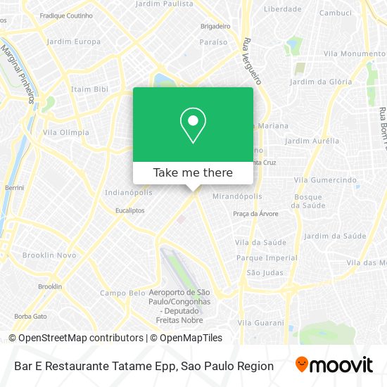 Bar E Restaurante Tatame Epp map