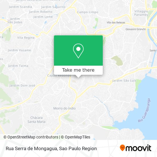 Rua Serra de Mongagua map