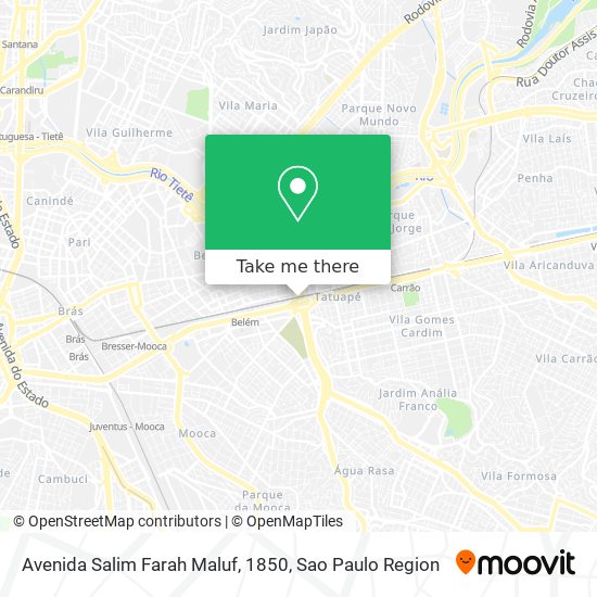 Avenida Salim Farah Maluf, 1850 map
