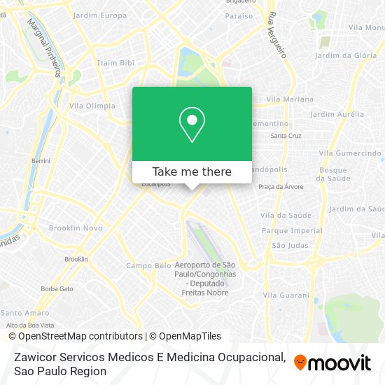Zawicor Servicos Medicos E Medicina Ocupacional map