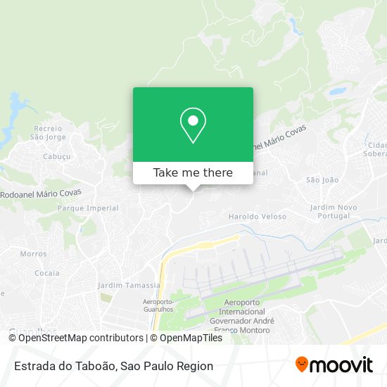 Estrada do Taboão map