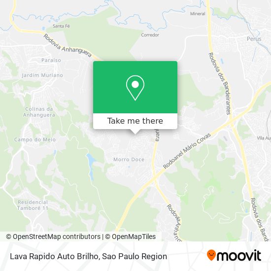 Lava Rapido Auto Brilho map