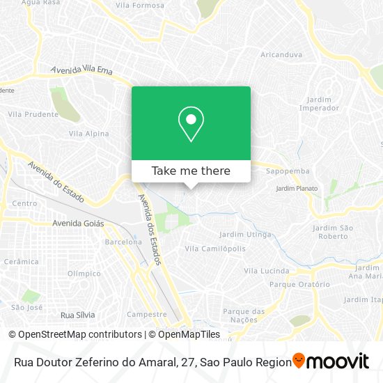 Rua Doutor Zeferino do Amaral, 27 map