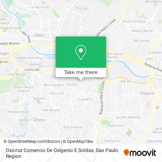 Oxicruz Comercio De Oxigenio E Soldas map