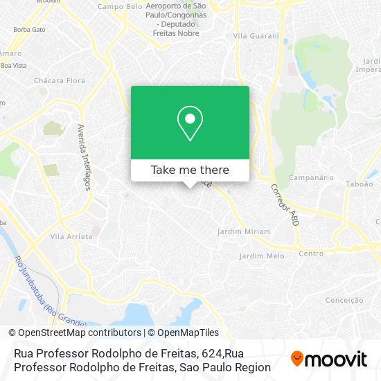 Mapa Rua Professor Rodolpho de Freitas, 624,Rua Professor Rodolpho de Freitas