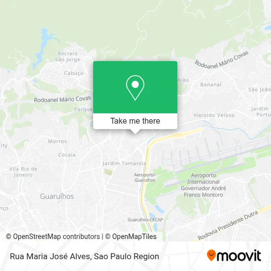 Rua Maria José Alves map
