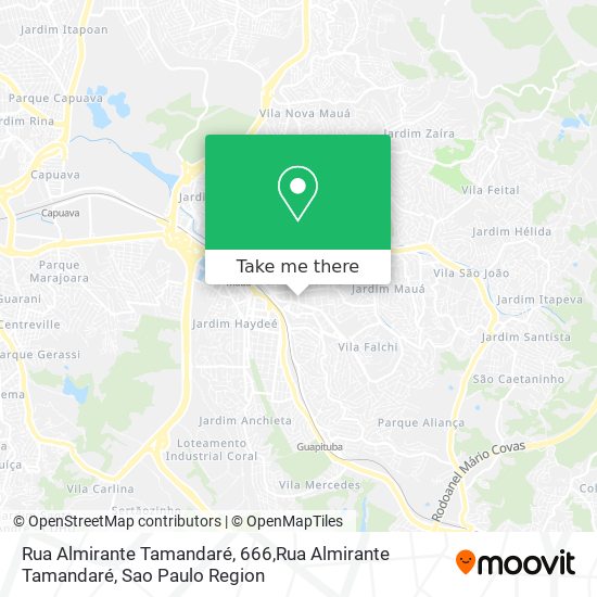 Mapa Rua Almirante Tamandaré, 666,Rua Almirante Tamandaré