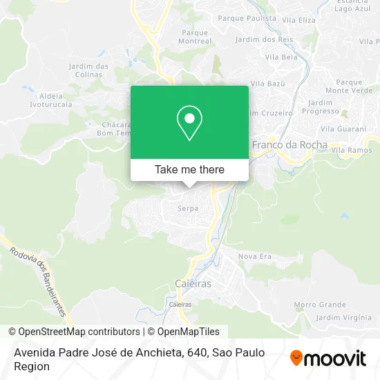 Avenida Padre José de Anchieta, 640 map