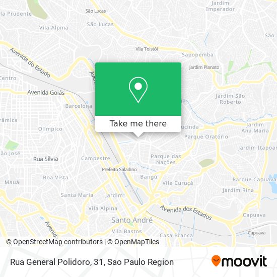 Mapa Rua General Polidoro, 31