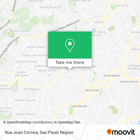Rua Joao Correia map