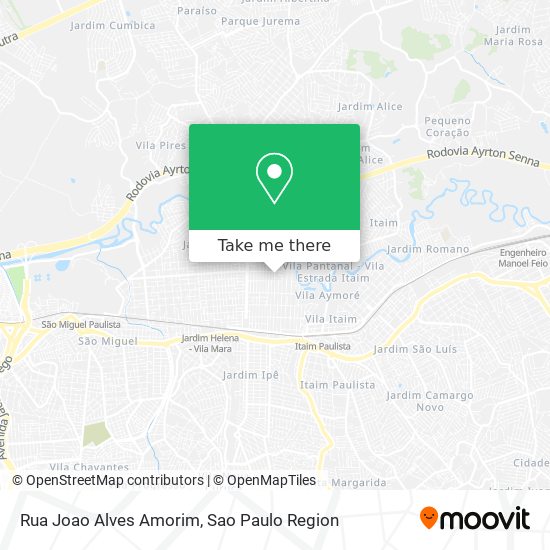 Rua Joao Alves Amorim map