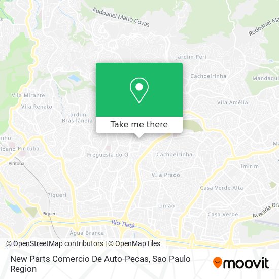 Mapa New Parts Comercio De Auto-Pecas