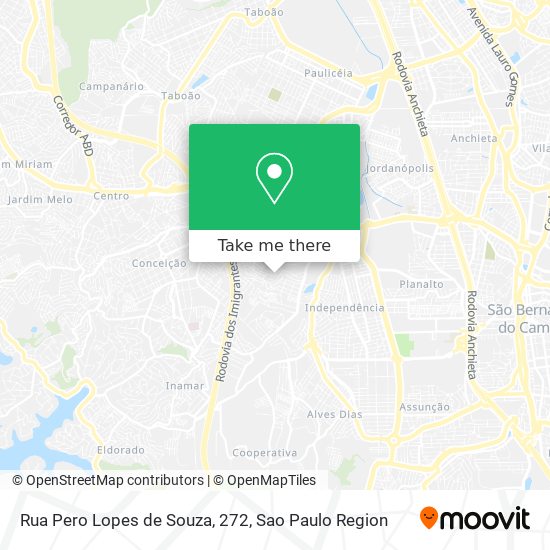 Rua Pero Lopes de Souza, 272 map