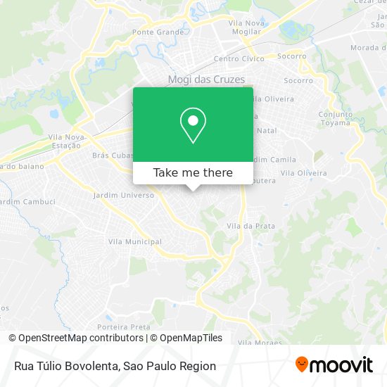 Rua Túlio Bovolenta map