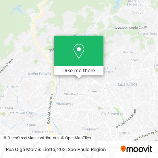Rua Olga Morais Liotta, 203 map
