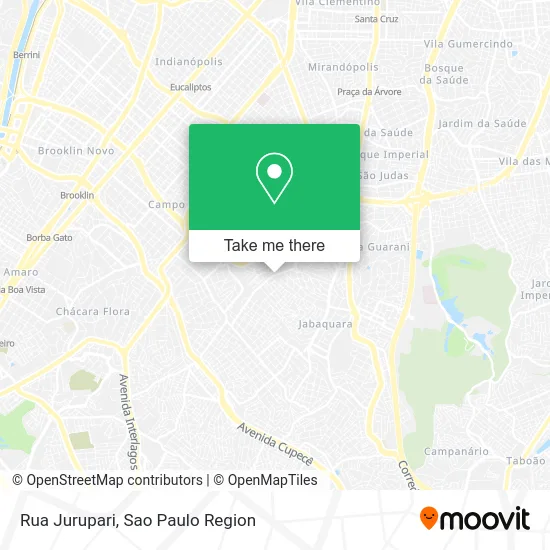 Rua Jurupari map