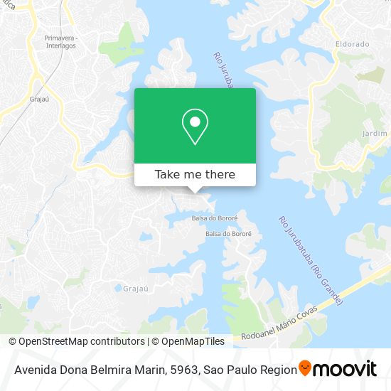 Avenida Dona Belmira Marin, 5963 map