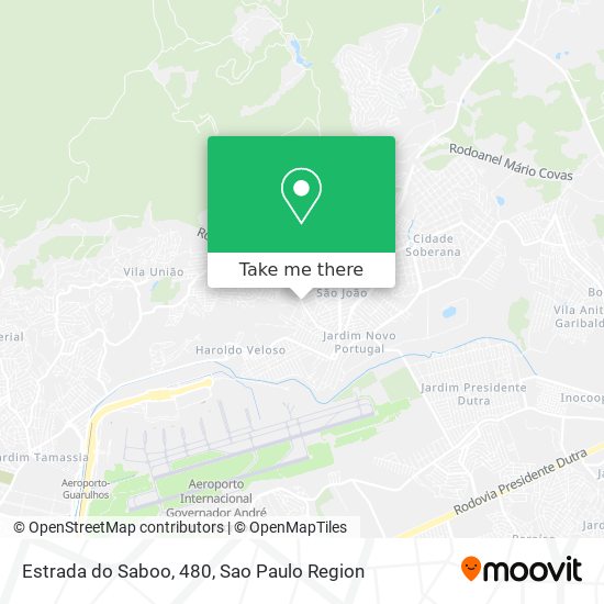 Estrada do Saboo, 480 map