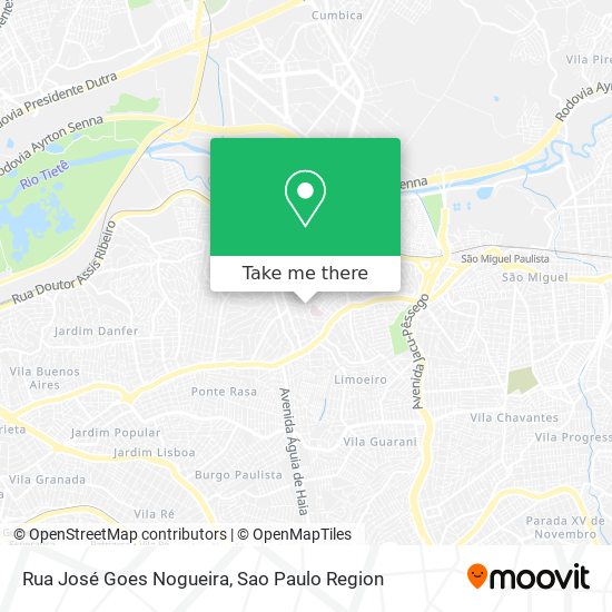 Rua José Goes Nogueira map