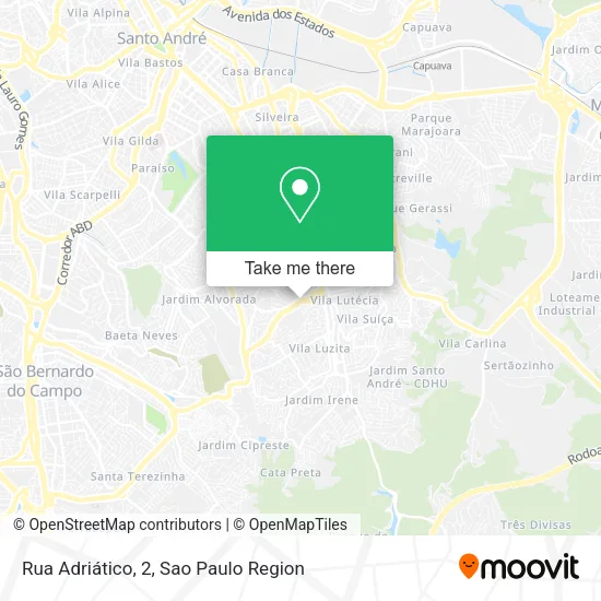 Rua Adriático, 2 map