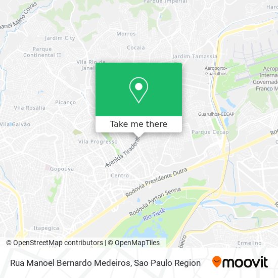 Rua Manoel Bernardo Medeiros map
