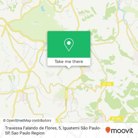 Mapa Travessa Falando de Flores, 5, Iguatemi São Paulo-SP