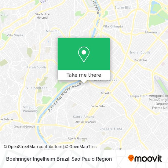 Boehringer Ingelheim Brazil map