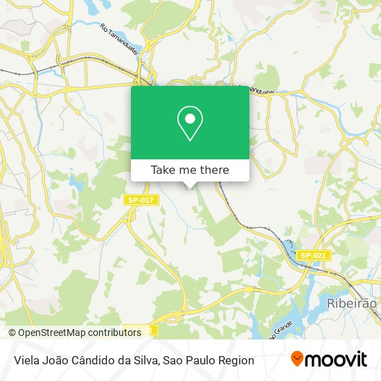 Mapa Viela João Cândido da Silva