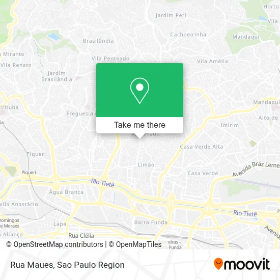 Rua Maues map