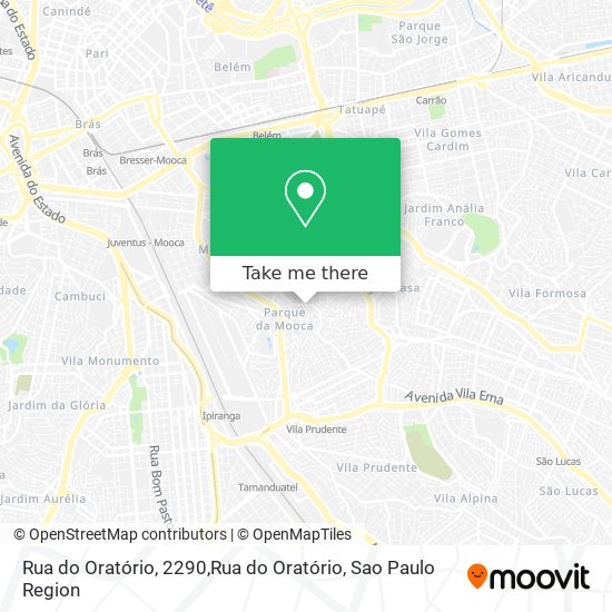 Rua do Oratório, 2290,Rua do Oratório map