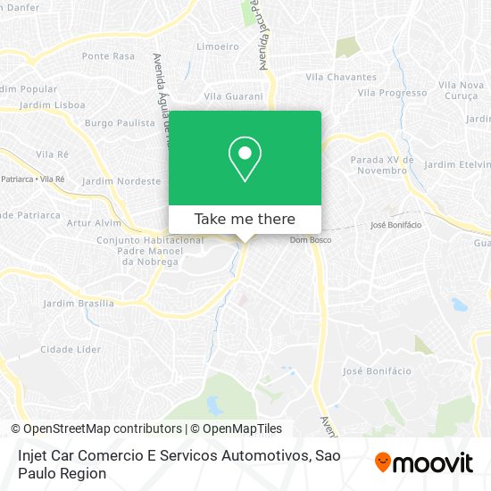 Mapa Injet Car Comercio E Servicos Automotivos