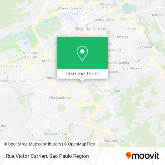 Mapa Rua Victor Carrieri