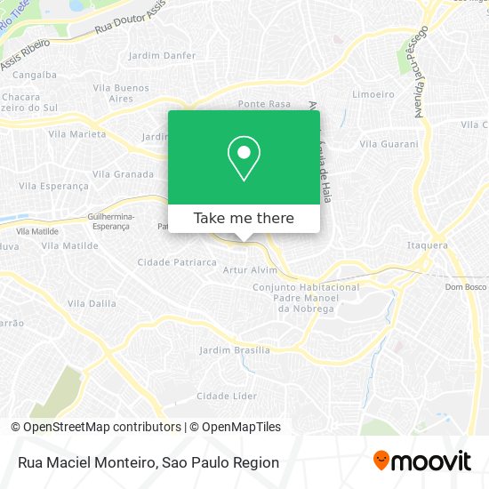 Rua Maciel Monteiro map