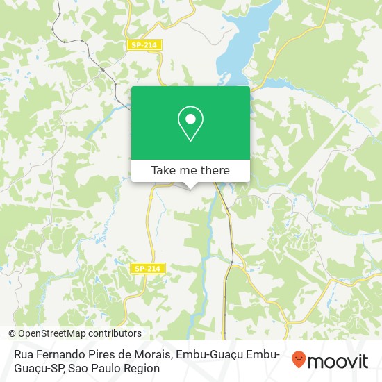 Rua Fernando Pires de Morais, Embu-Guaçu Embu-Guaçu-SP map