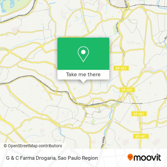 Mapa G & C Farma Drogaria