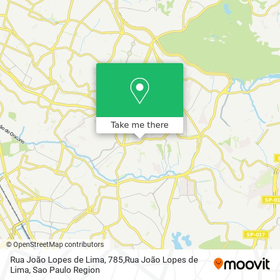 Mapa Rua João Lopes de Lima, 785,Rua João Lopes de Lima