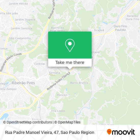 Rua Padre Manoel Vieira, 47 map