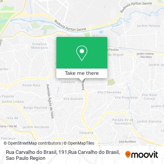 Rua Carvalho do Brasil, 191,Rua Carvalho do Brasil map
